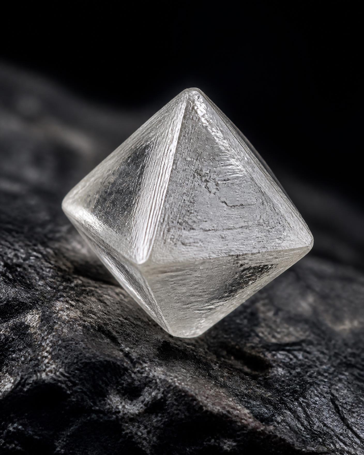 Octahedron Nº 41, Gem rough, D–E expected