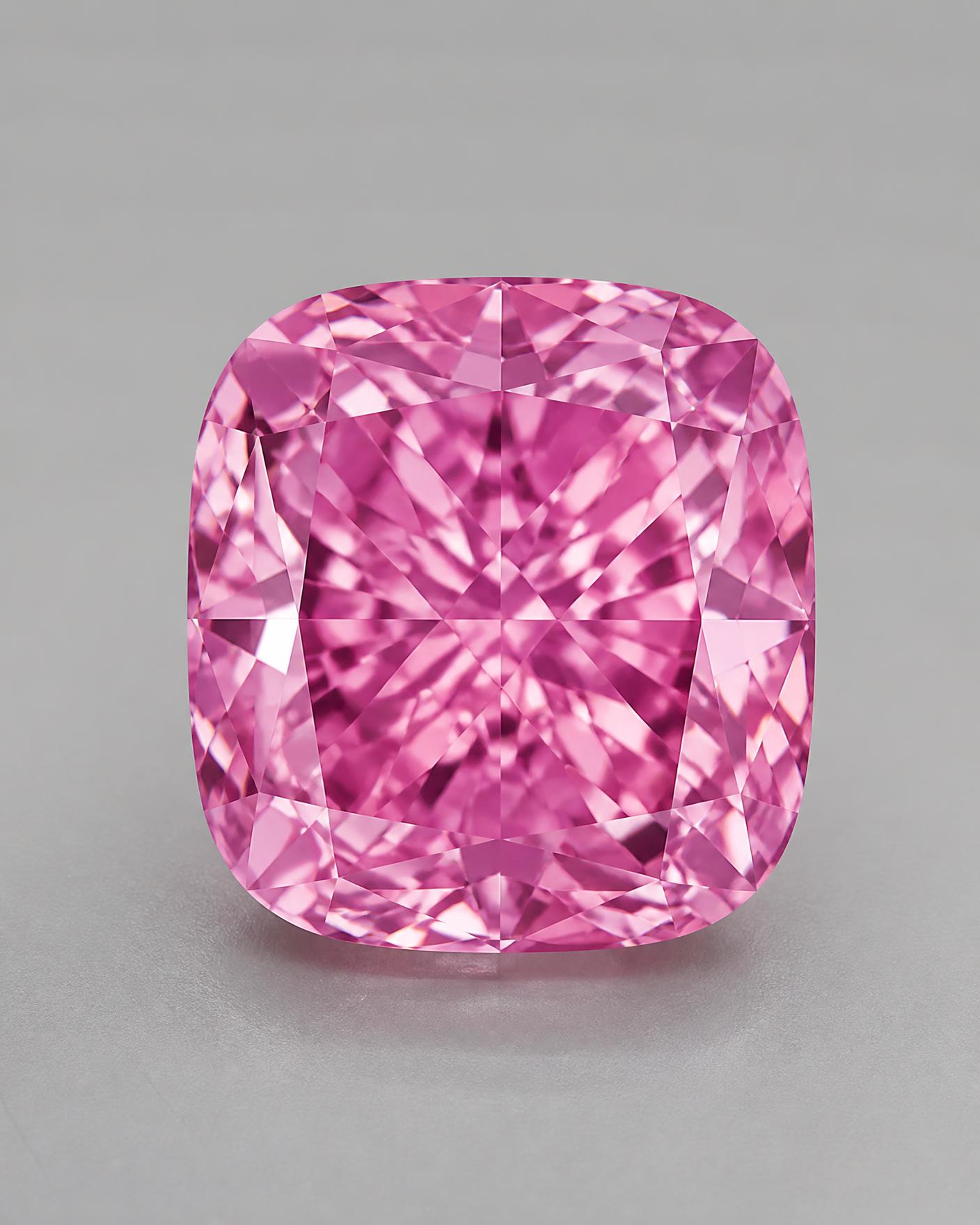 The Sage Rose, Fancy Vivid Purplish Pink